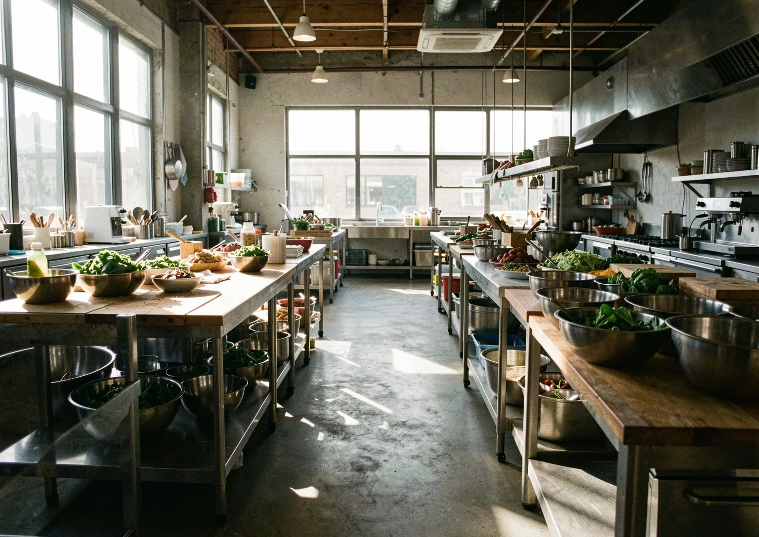 Industrial kitchen architecture
